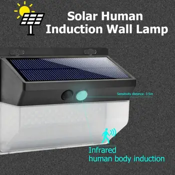 

206/118LED Solar Motion Sensor Wall Light Outdoor Waterproof Energy Saving Garden Security Lamp Street Lamp Dropshipping