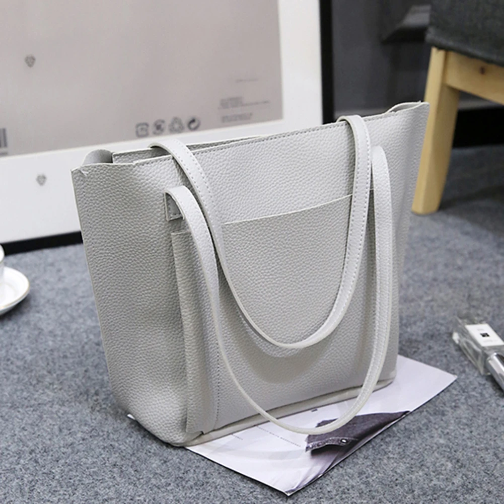 Bolsos mujer de marca famosa 4 шт./компл. женская сумка через плечо из искусственной кожи ручная сумка визитница сумка для женщин
