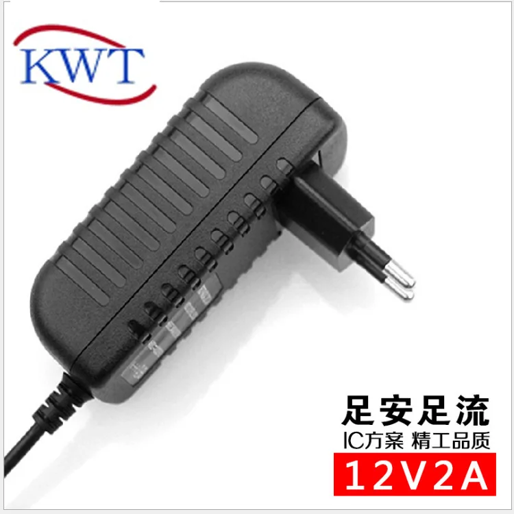 

IC Programme Foot 24w Europe Compasses 12v2a Power Adapter Christmas Tree Light Belt Massage Fever Power Supply
