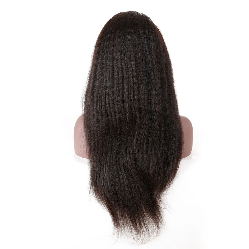 13x6 бразильский кудрявый прямой парик с предварительно выщипанные волосы 130%/150%/180% Плотность Али королева Remy человеческие волосы парики