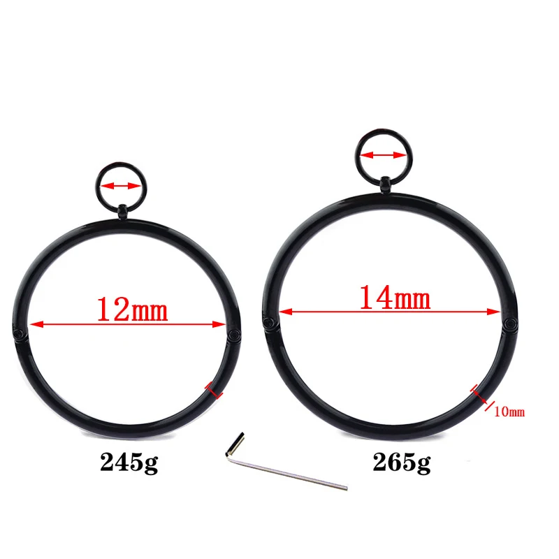 Stainless Steel Collar Neck Ring Slave BDSM Metal Collar Slave Bondage Positioning Bandage Fetish Adult Games Sex Toys For Woman sex party toys erotic sex toy sex toys sex bondage toys
