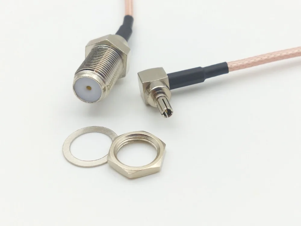 1 шт. разъем CRC9 штекер F Тип гнездо кабель RG316 Pigtail 250 ℃|Соединители| |