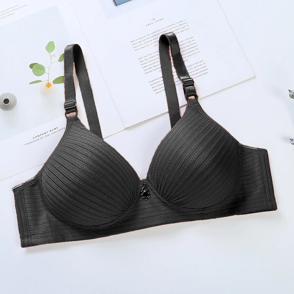 

Women Wireless Lace Bras Ladies Lingerie Plus Size A B Cup Woman Brassiere Wire Free Bra Big Size 36-42 Bralett Underwear