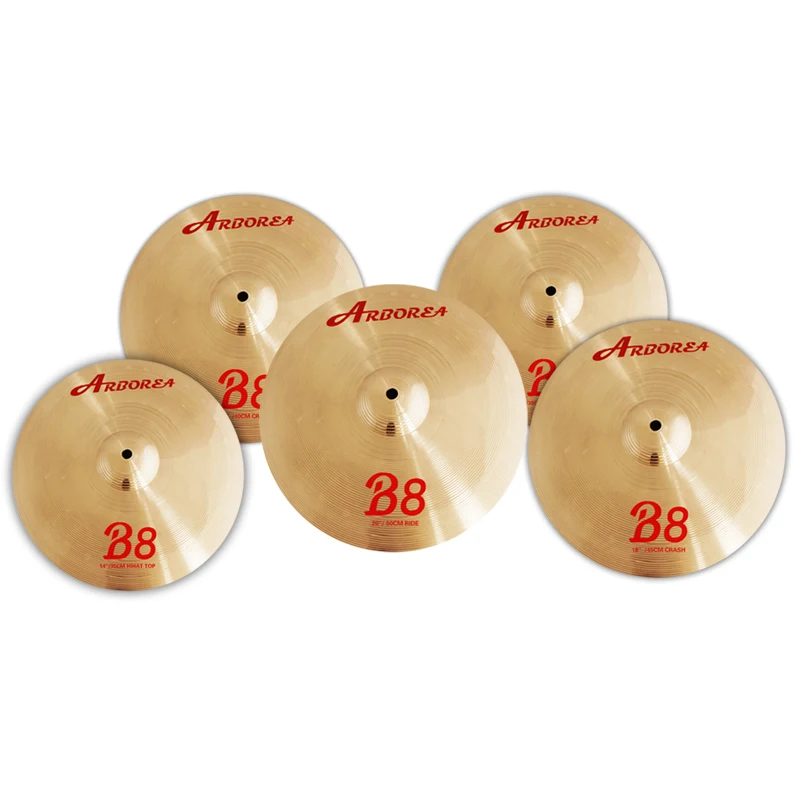 ArboreaB8lowVolumecymbalset5pieces14hihat16crash18crash20