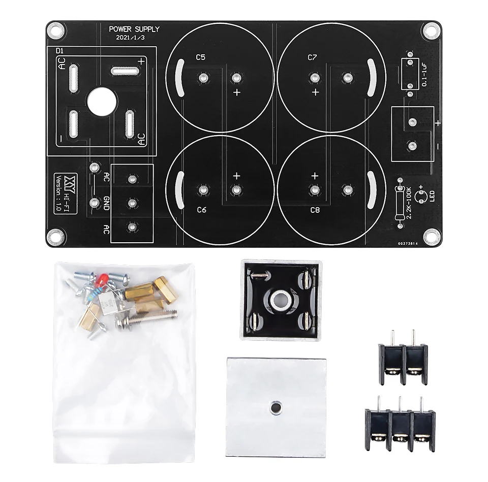 best amplifier AIYIMA 50A Single Power Rectifier Filter Board Diy Kits PCB Board 10000uF/50V Large Current For 1969 Amplifier 4 channel amp