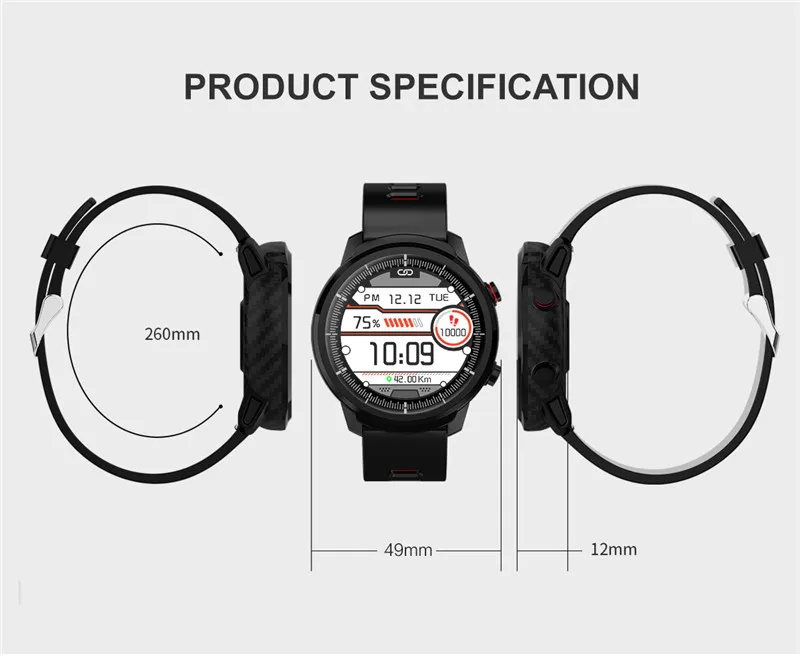 ESEED S10 Plus, умные часы для мужчин, IP67, водонепроницаемые, полный сенсорный экран, 60 дней, долгий режим ожидания, умные часы, пульсометр, PK honor watch