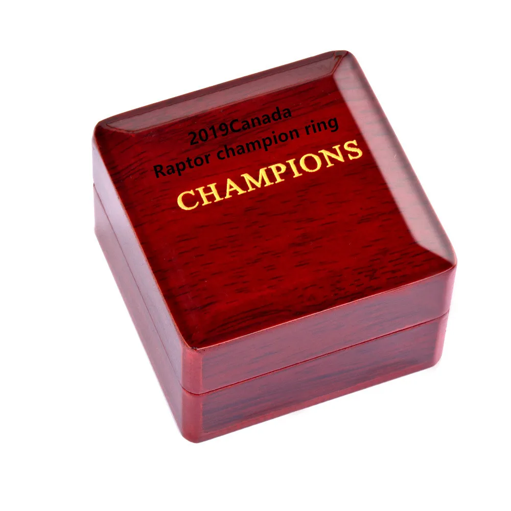 Канада Раптор Чемпионат кольцо памятное кольцо коробка набор вентилятор памятный подарок