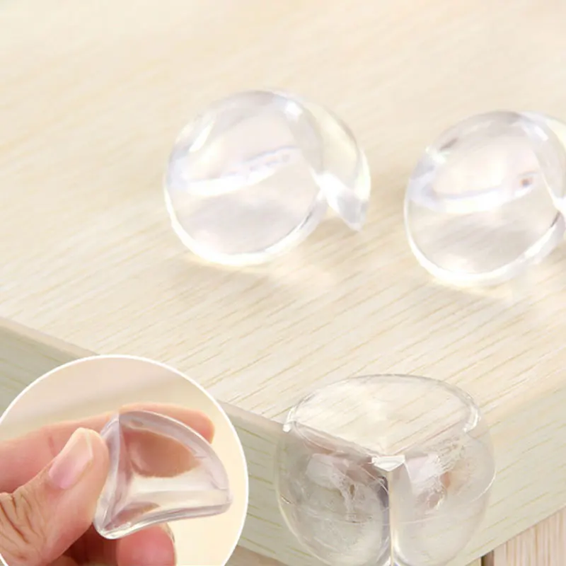 8Pcs/Lot Child Baby Safety Silicone Protector Table Corner Edge Protection Cover Children Anticollision Edge & Corner Guards