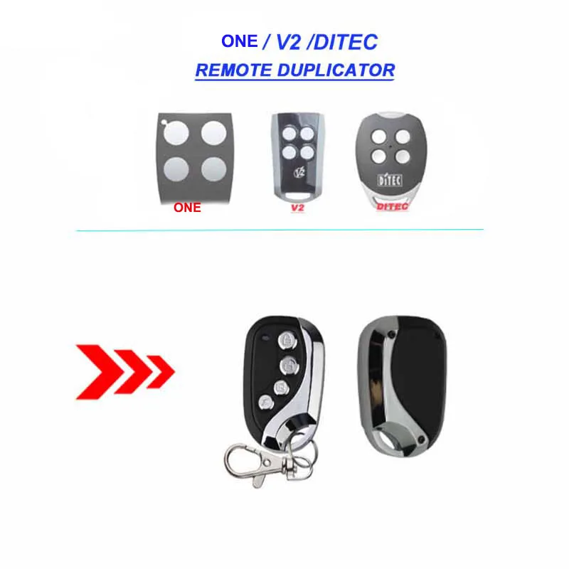 

The Remote For DITEC V2 ONE Rolling Code 433,92mhz Replacement Remote Control
