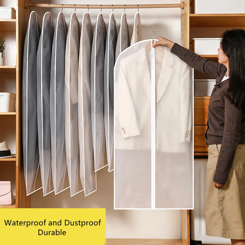 Clothes Suit Coat Dust Cover Pouch Case Organizer Wardrobe Hanging