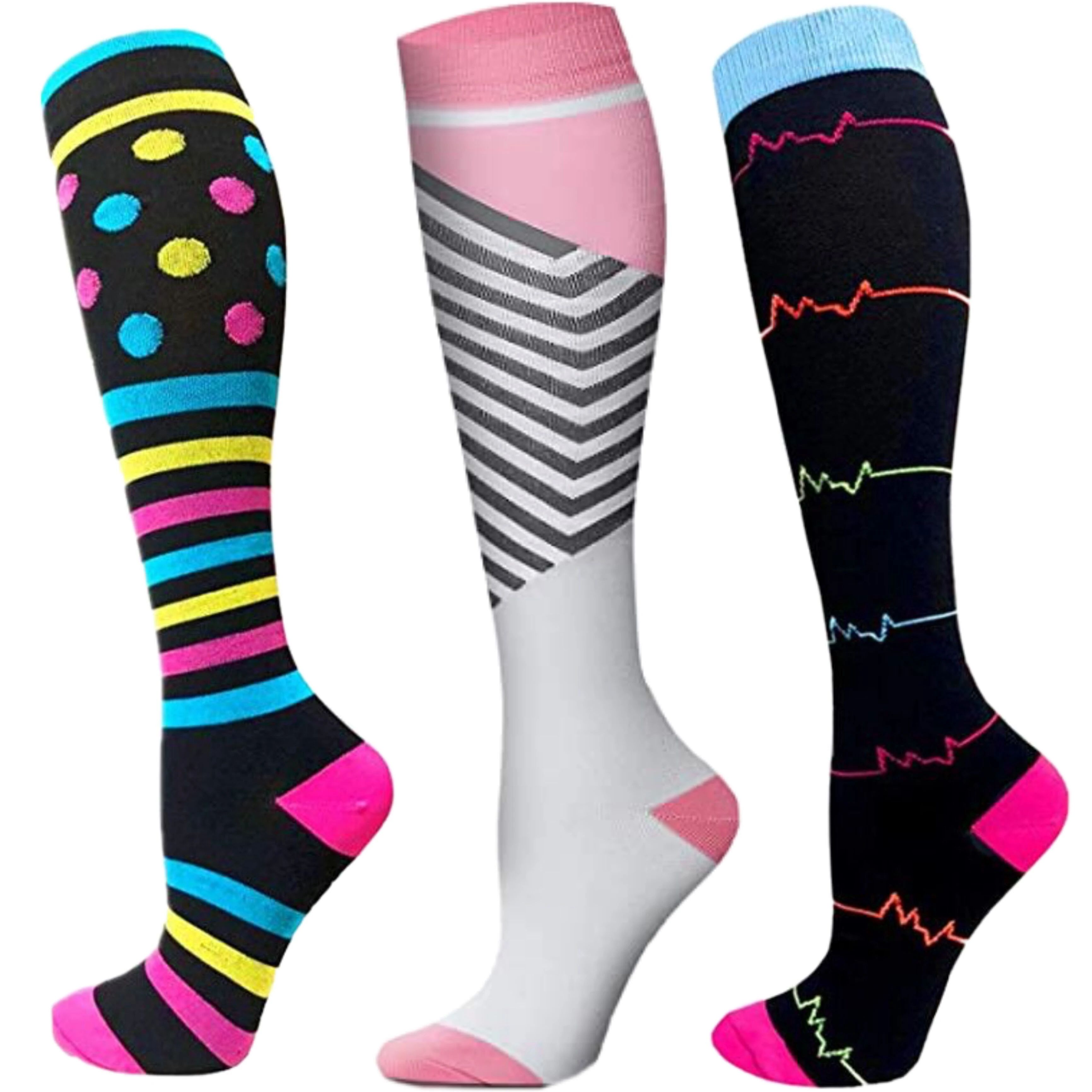 Calcetines de compresión para hombre y mujer, medias largas de nailon deportes aire libre, Crossfit, Maratón, Golf, correr|Calcetines de hombres| - AliExpress