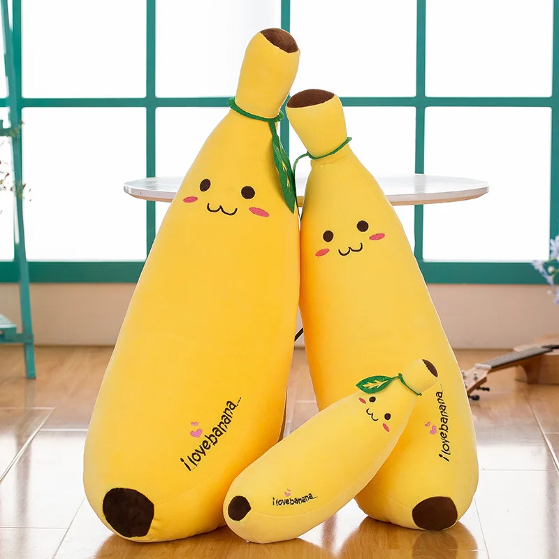 35/70 см мультимедийных программ Подушка-банан плюшевые игрушки Моделирование фрукты подушка подарок на день рождения новых детских игрушек