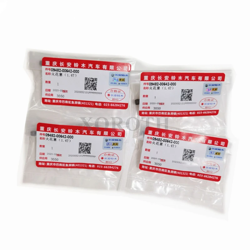 4 шт. новый оригинальный качественный Свеча зажигания 09482 00642 ILZKR7D8 для Suzuki|Свечи и