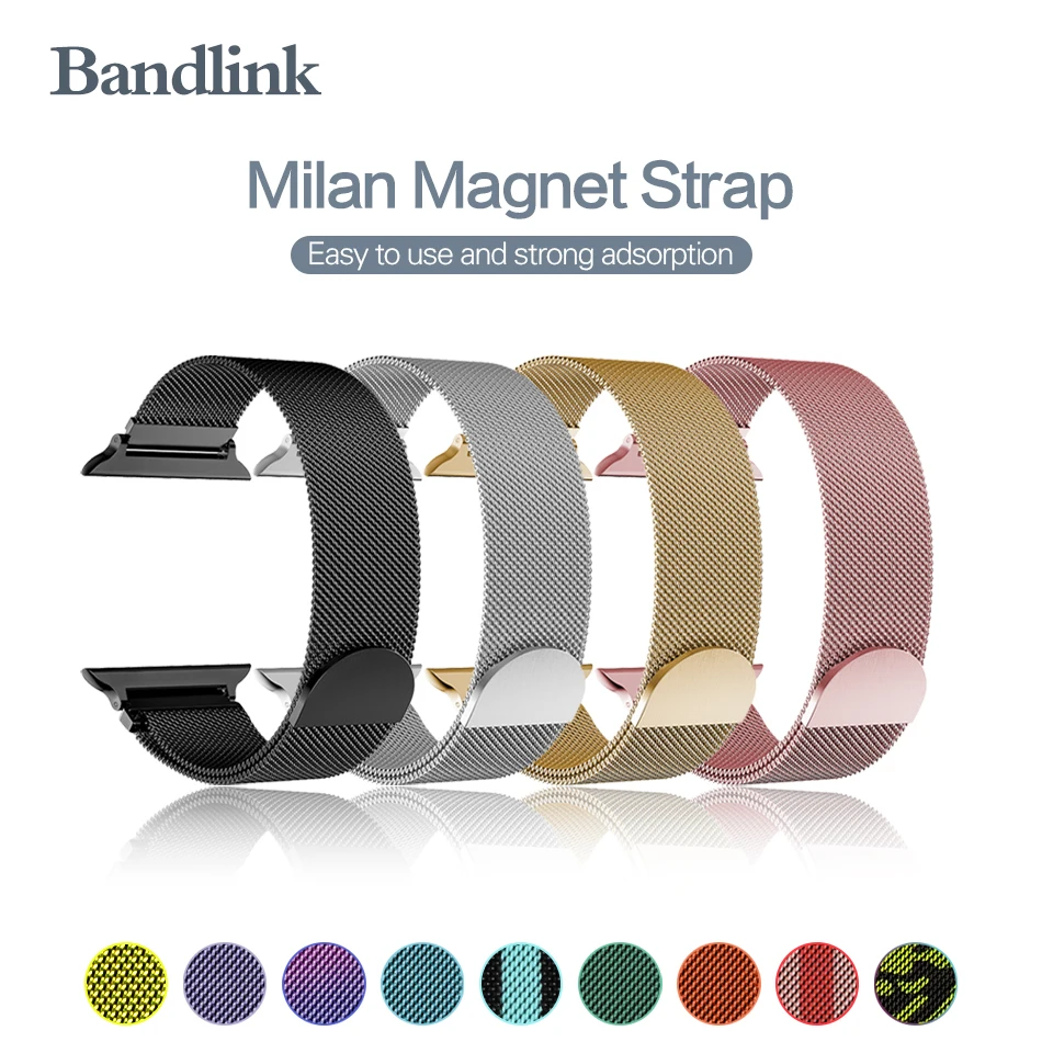 

Milanese Loop strap For Apple Watch 5/4 38mm 40mm Watch band for iwatch 5/4/3/2/1 Bracelet Stainless Steel Watchband 42mm 44mm