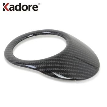 

For Volkswagen T-Roc TROC 2017 2018 2019 Carbon Fiber Headlight Head Lamp Switch Decoration Cover Trim Car Interior Accessories