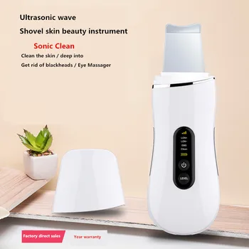 

Rechargeable Skin Care Device Beauty Instrument Ion Deep Face Cleaning Peeling Professional Ultrasonic Facial Skin Scrubber