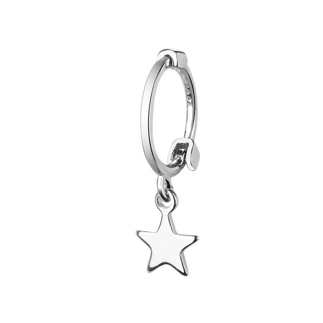 PCS Cute Small Star Ear Stud Cuff Earring Gold Color Cartilage Stainless Steel Helix Piercing Tragus Bar Ball Ear Jewelry