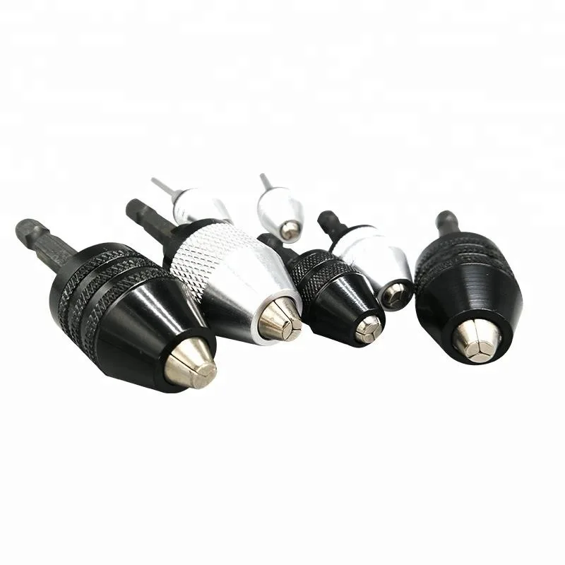

0.3-6. 5mm Quick-Change Hexagonal Shank Three-jaw Self-Centering Auger Bit Chuck 3.6 Electric Grinder Drill Chuck