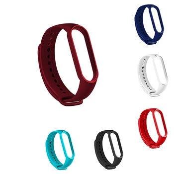 

for Xiaomi Mi Band 5 Strap Bracelet Wristband Smart Bracelet Silicone Wristband Replacement Soft TPU Strap