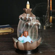 Благовония Queimador башня курильница Керамическая конусная курильница положить обратно часы ржавчины глазурь дым домашние учителя