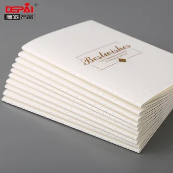 

Aw, Bronze Simple PP Notepad Lined Notebook Laptop A5 ruan mian chao ben Stitching Notebook Wholesale