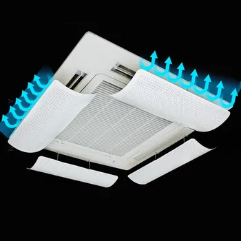 

Adjustable Air Conditioner Cover Straight Anti-wind Shield Windshield Air Conditioning Baffle Shield Wind Guide Month Fan Access
