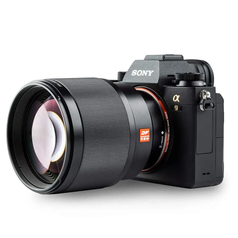 VILTROX PFU RBMH 85 мм F1.8 STM Автофокус телеобъектив полный рамки объектив камеры для sony E Mount