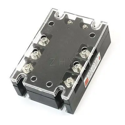 

DC3-32V AC480V 40A 3P SSR-3P Solid State Relay w Indicator Light
