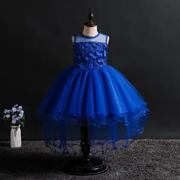 

Girl's tail dress dress children's catwalk dress big girl birthday graduation party princess dress fluffy dress skirt