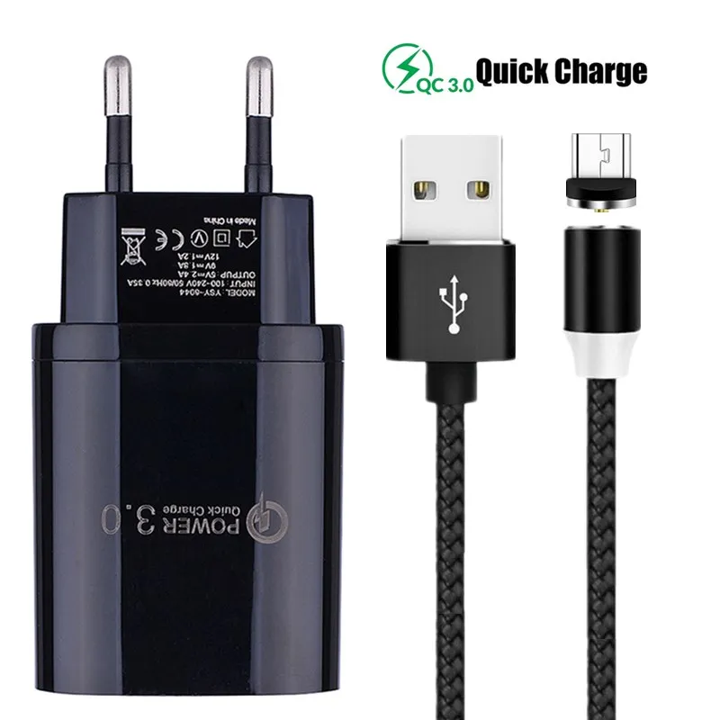 Магнитный usb кабель 1 м для Huawei Honor 8 9 10 20 pro 9x v10 v8 Magic 2 Nova 5i 5 5T 5Z 3 4 3E 2S PLUS Quick 0|Зарядные