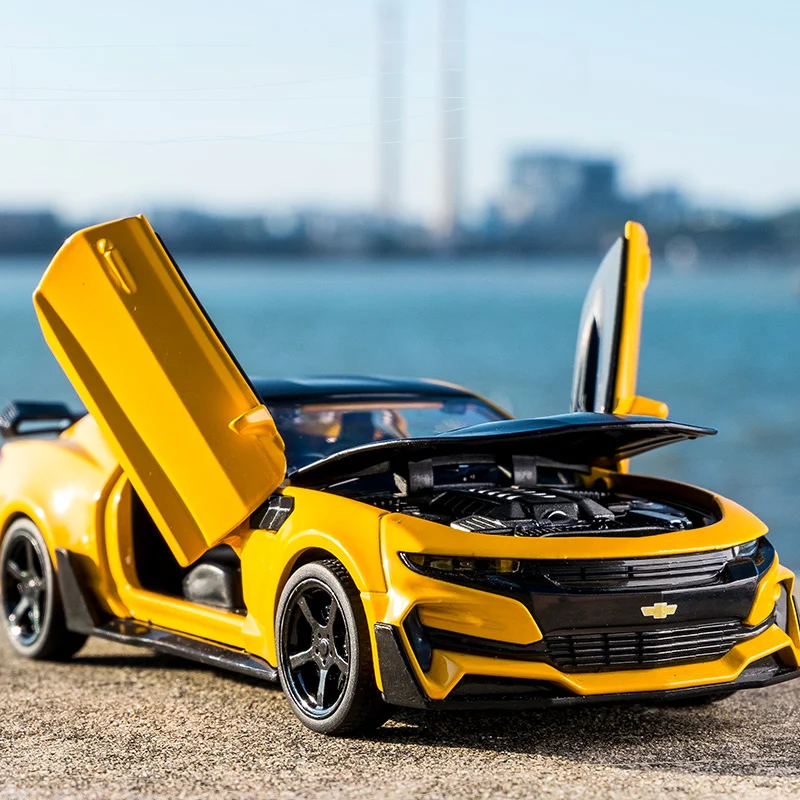 Новый Camaro 1:32 сплава литья под давлением модели автомобиля Потяните звук