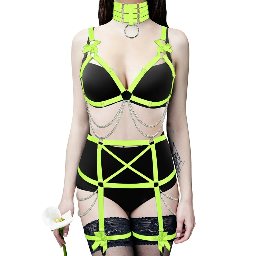 

3 шт., сексуальное женское белье, модные эротические чулки в пастельных тонах