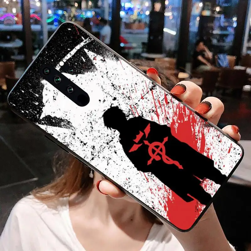 Anime FullMetal Alchemist Cao Cấp Ốp Lưng Điện Thoại Redmi Note 9 8 8T 8A 7 6 6A Đi Pro Max redmi 9 K20 K30 xiaomi leather case card Cases For Xiaomi