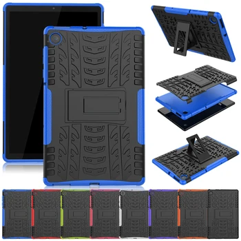 

Heavy Duty Rugged Armor Cover Case For Lenovo Tab M10 FHD Plus X606F 10.3inch Shockproof Protective Shell Stand Case Cover