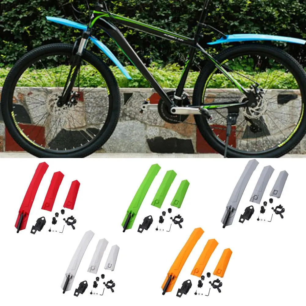 1 Set Bicycle Mountain Bike Fenders Mud Guard Cycling Accessories Multicolor