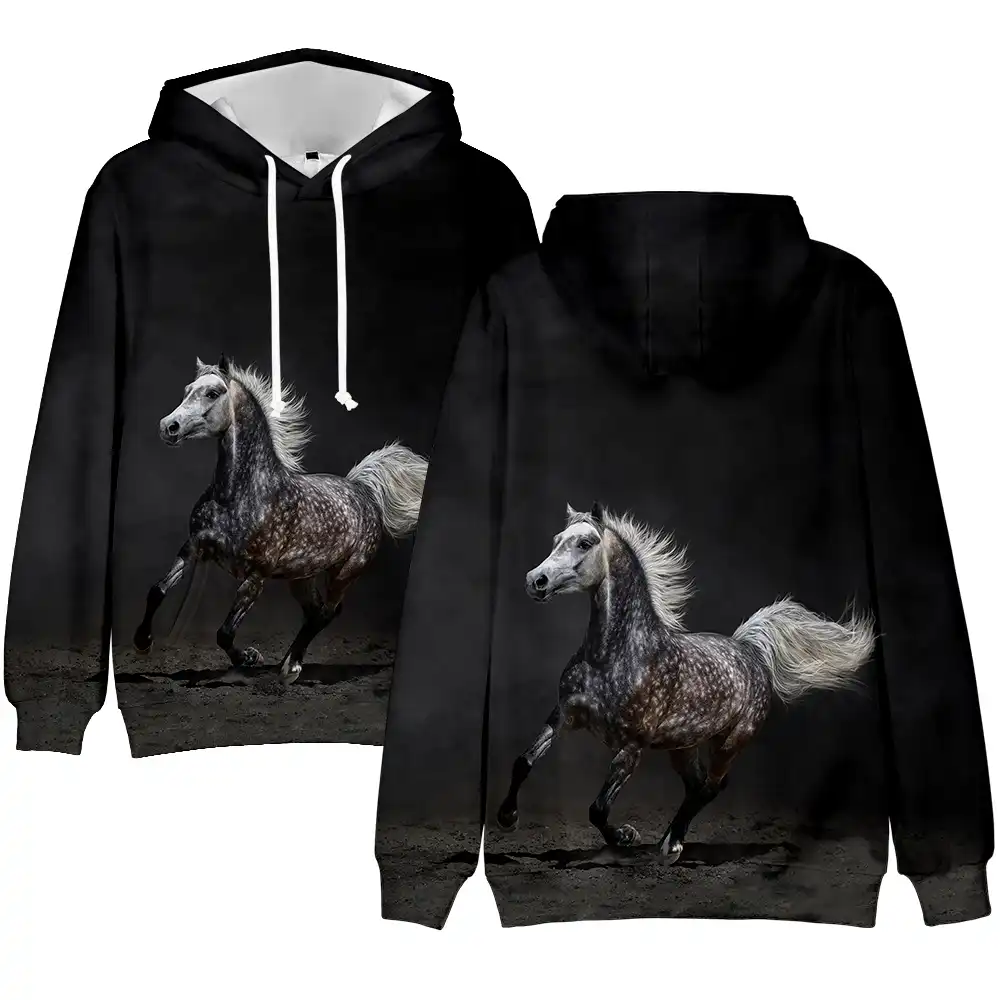 girls horse hoodies