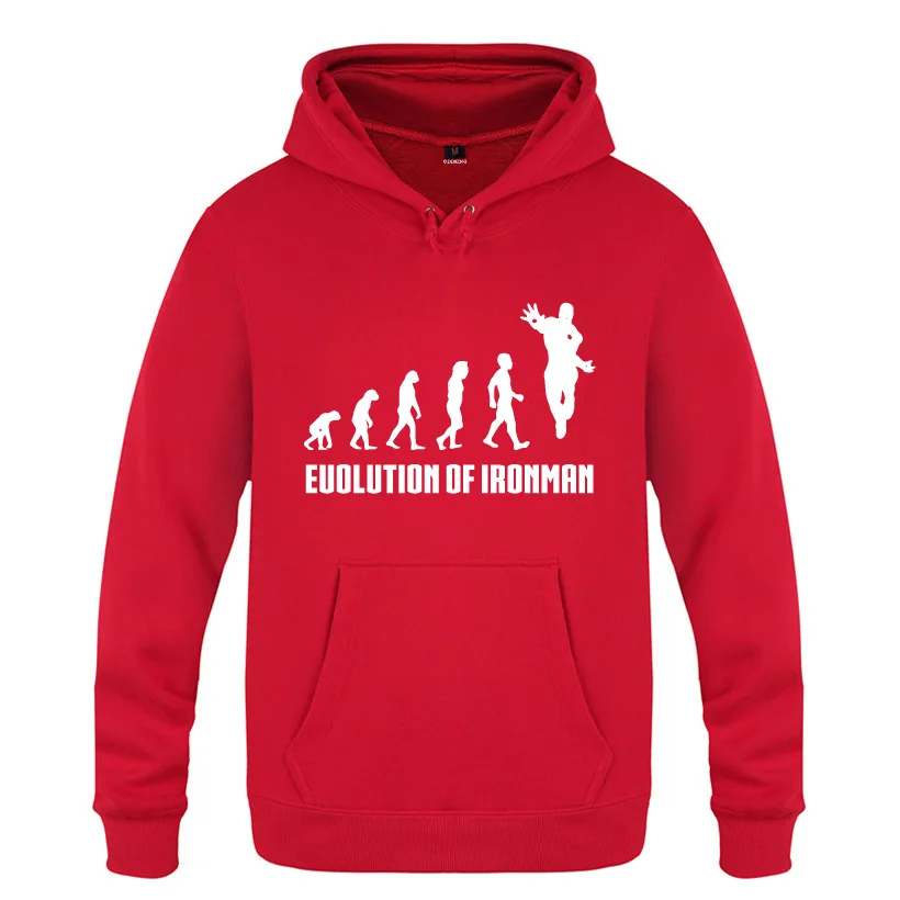 Evolution of Ironman толстовки, новинка, мужские флисовые пуловеры с капюшоном, толстовки - Цвет: HOY BAT