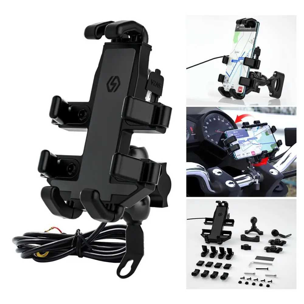 Mobile Phone Holder Motorcycle Smartphone Support for Moto Motor Motorbike Handlebar Mount Stand