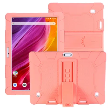 

10.1'' Universal Soft Silicone Case For 10 10.1 inch Android Tablet PC Shockproof Solid Color Back Cover Protective Shell+pen