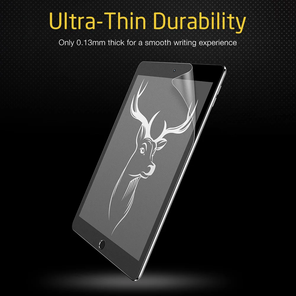 ESR Paper Feel Screen Protector Film Matte PET Anti Glare Painting For Apple iPad 7 9.7 Pro 10.2 10.5 12.9 inch mini 1 2 3 4 5
