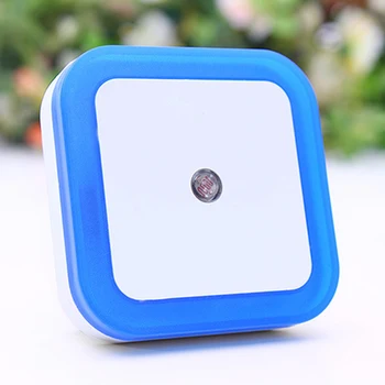 

EU Plug New Square LED Night Light Colors Novelty Bed Lamp For Baby Bedroom Bedside Colorful Body Move Sensor Night Lights