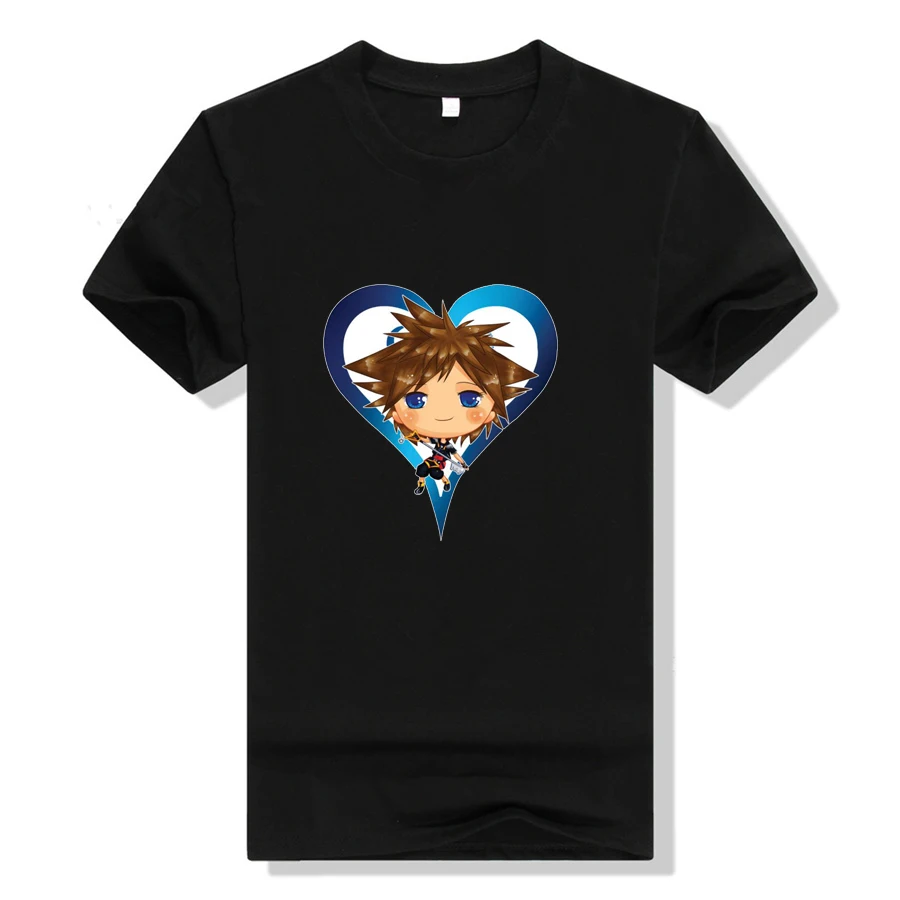 31 Футболка Kingdom Hearts для косплея, Женская хлопковая Футболка с принтом, короткий рукав, летний обычный Тройник, топы, женские футболки - Цвет: 31