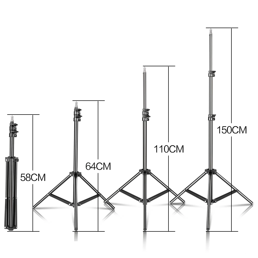 150cm/59inch Photography Tripod Light Stand With 1/4