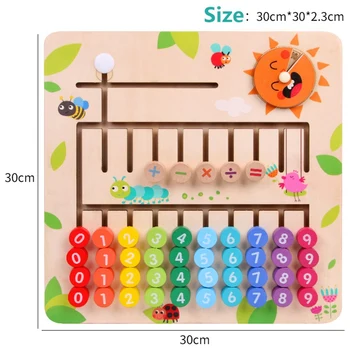 

Early Childhood Children Mathematics Enlightenment Teaching Aids Addition and Subtraction Calculation Toy Learning Count Early E