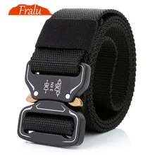 Tactical Belt New Nylon Army Belt Men Molle Military SWAT Combat Belts Knock Off Emergency Survival Belt Tactical Gear Dropship