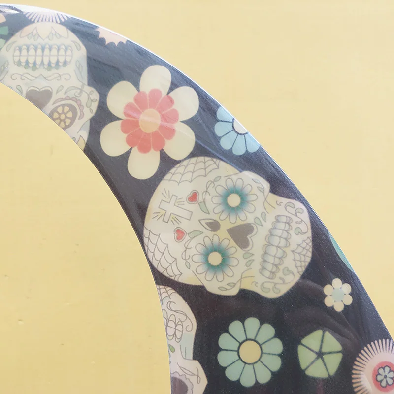 high quality 9inch 8inch longboard fin center fiberglass fabric single fin