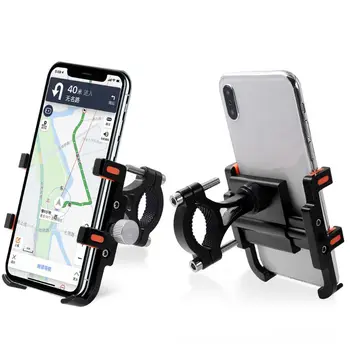 

Hot Universal Aluminum 360 Rotating Bike Phone Mount Bicycle Motorcycle Holder Handlebar Cellphone Stand for Xiaomi Samsung 3.5-