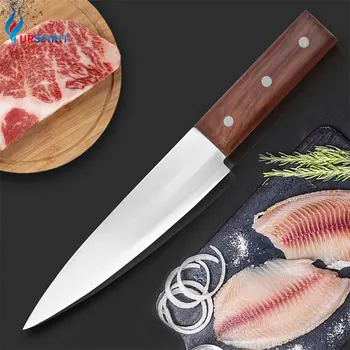 

Upspirit Stainless Steel Japanese Knife Fish Meat Boning Cleaver Fruit Vegetable Slicer Salmon Sushi Cutter Chef Kitchen Knives