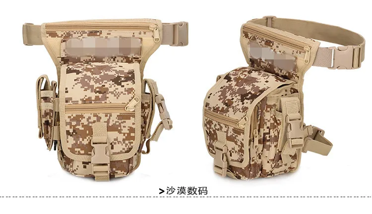 Уличная Военная Тактическая Сумка для оружия, спортивная сумка для ног, водонепроницаемая многофункциональная сумка - Цвет: desert digital