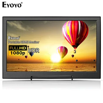 

Eyoyo EM13F 13.3" Portable 1920x1080 IPS Gaming Monitor Dual Mini HDMI Display For Raspberry pi LCD Screen Xbox 360 One PS3 PS4